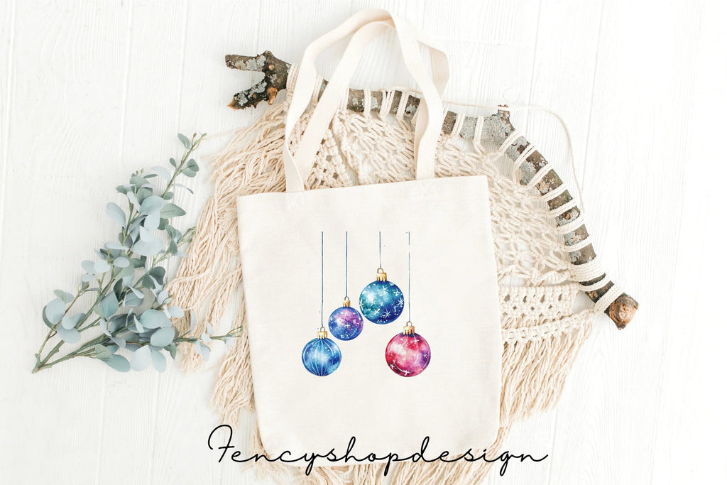 Christmas Ornaments Clipart Bundle
