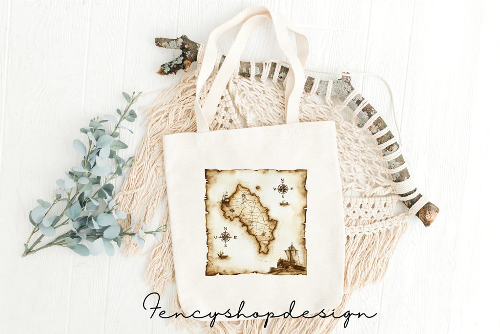 Vintage Treasure Maps Clipart Bundle