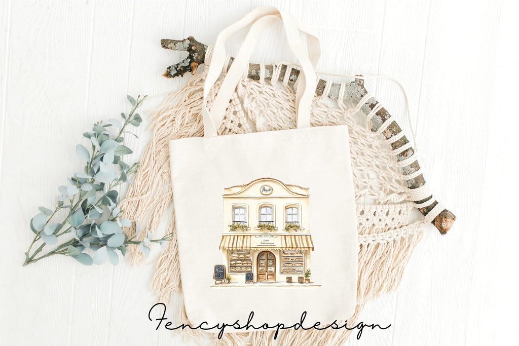 Charming European Shop Building Clipart Bundle
