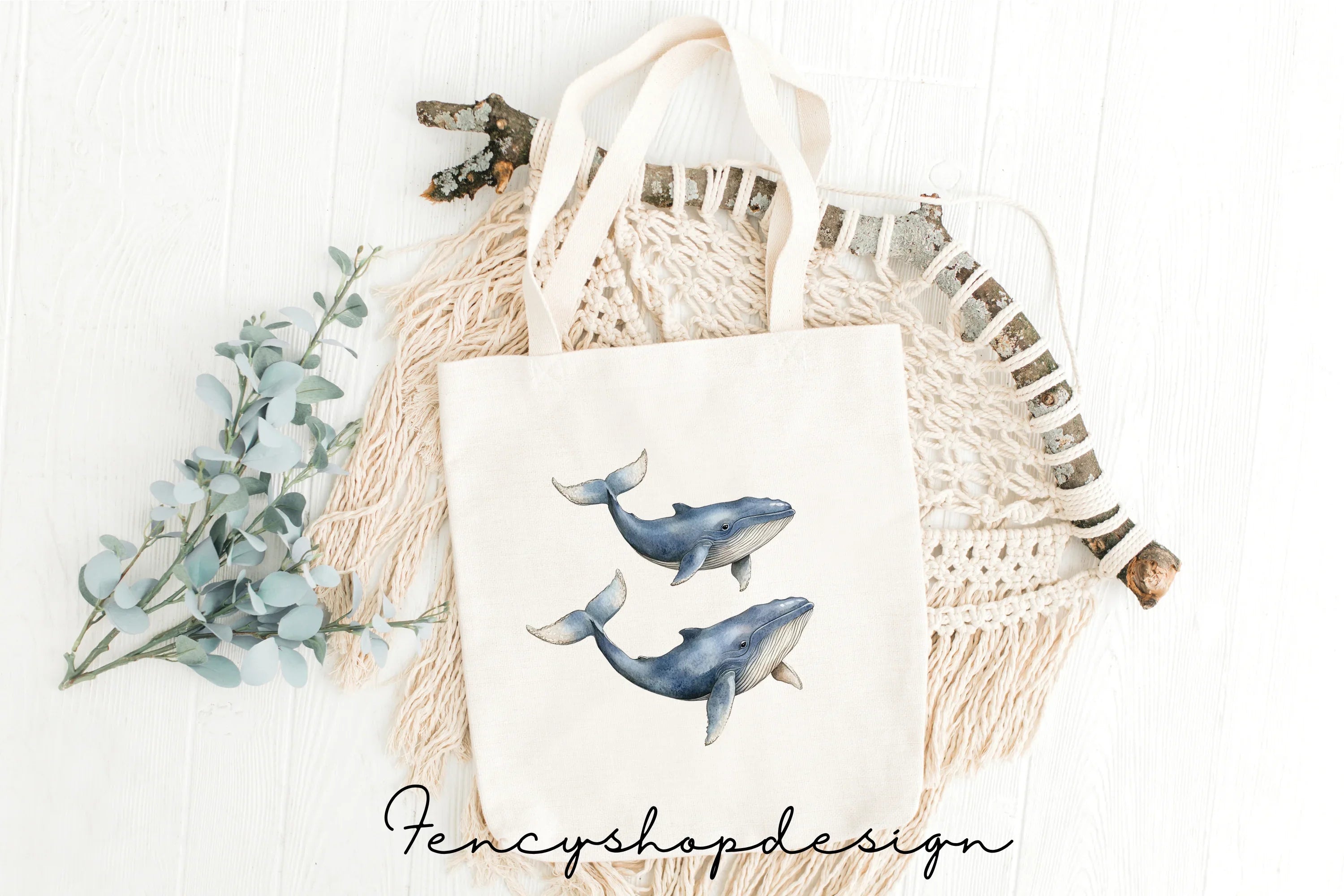 Whale Clipart Bundle