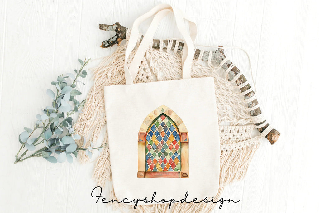 Moroccan Tile Patterns Clipart Bundle