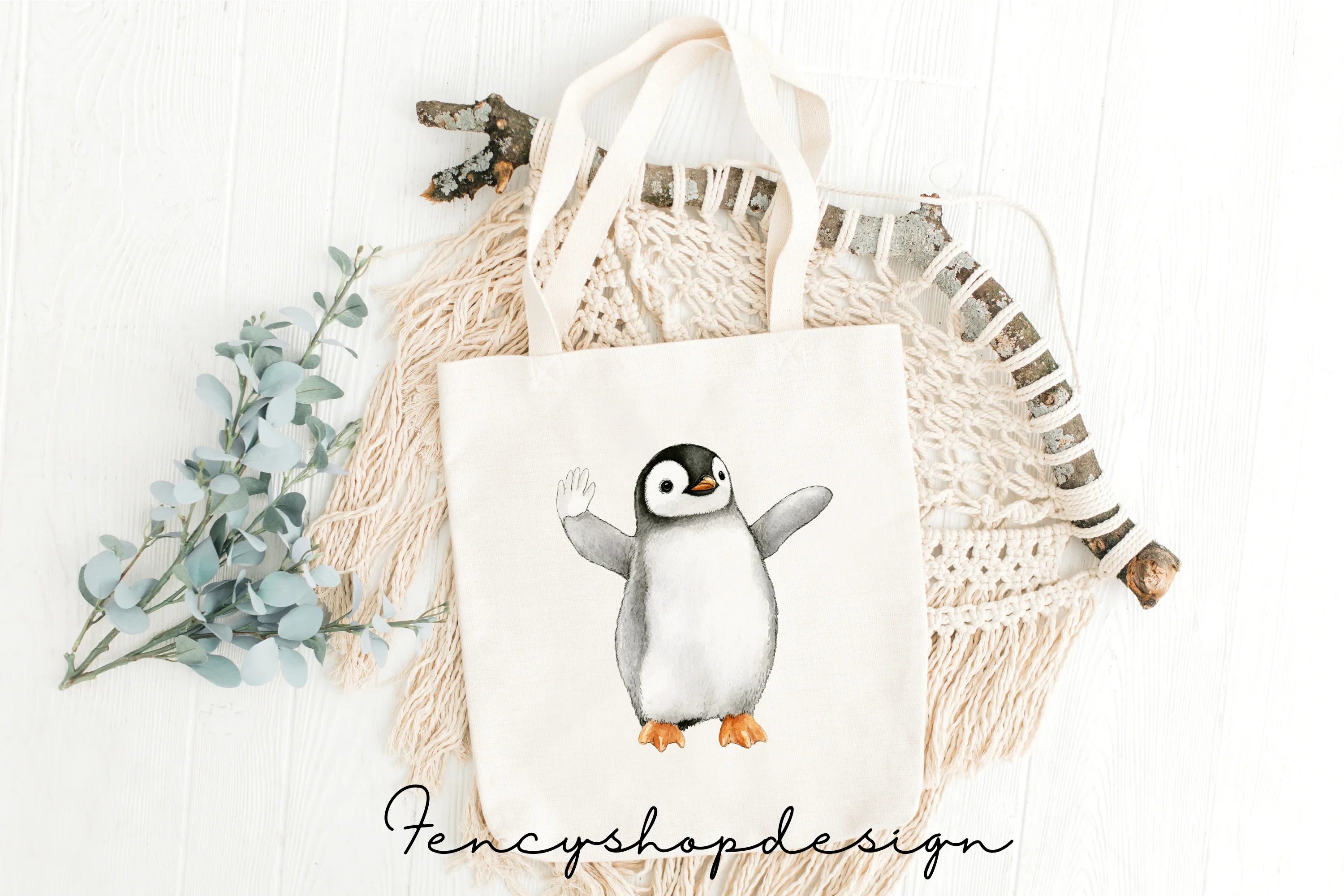 Adorable Penguin Clipart Bundle