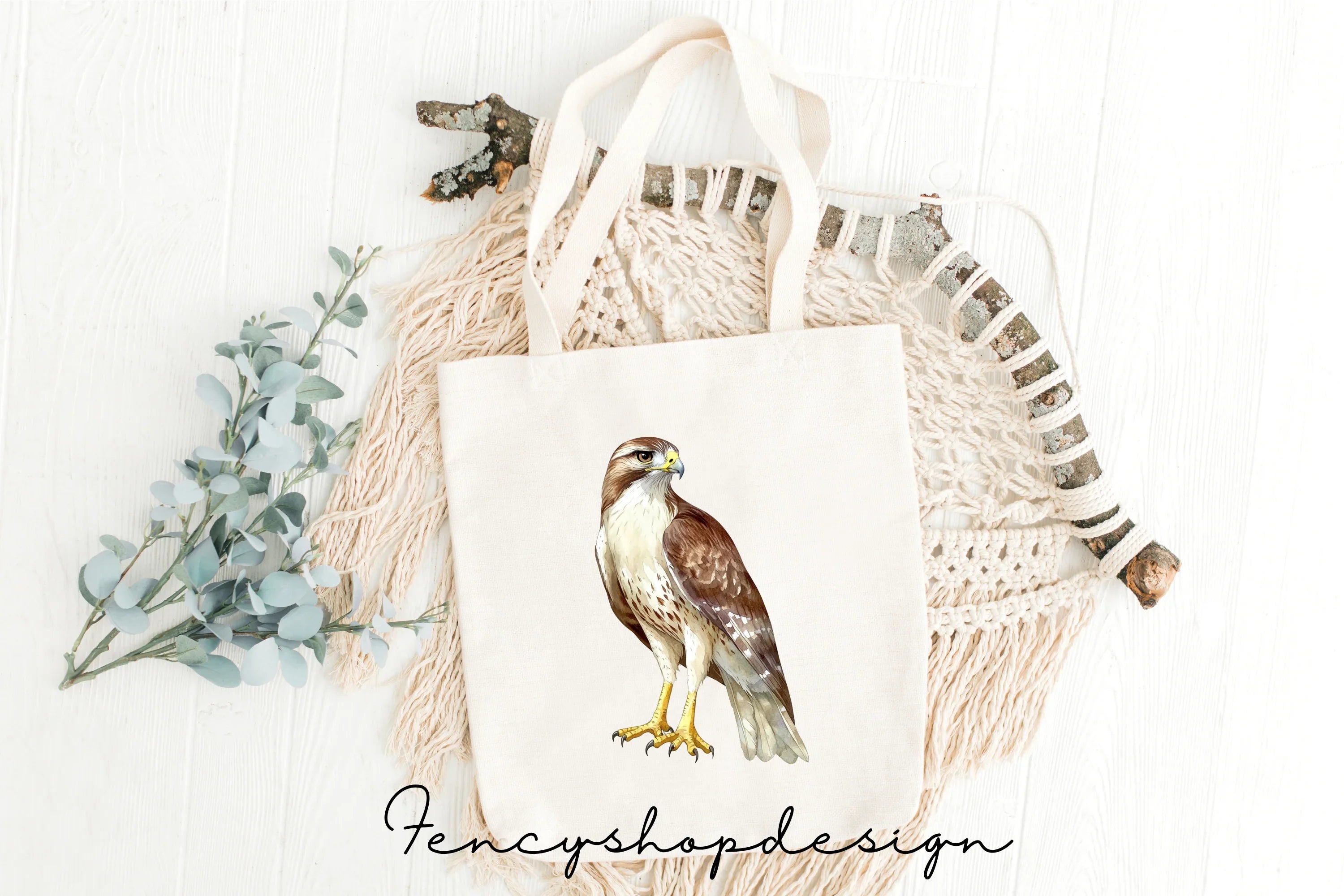Majestic Hawk Bird Clipart Bundle