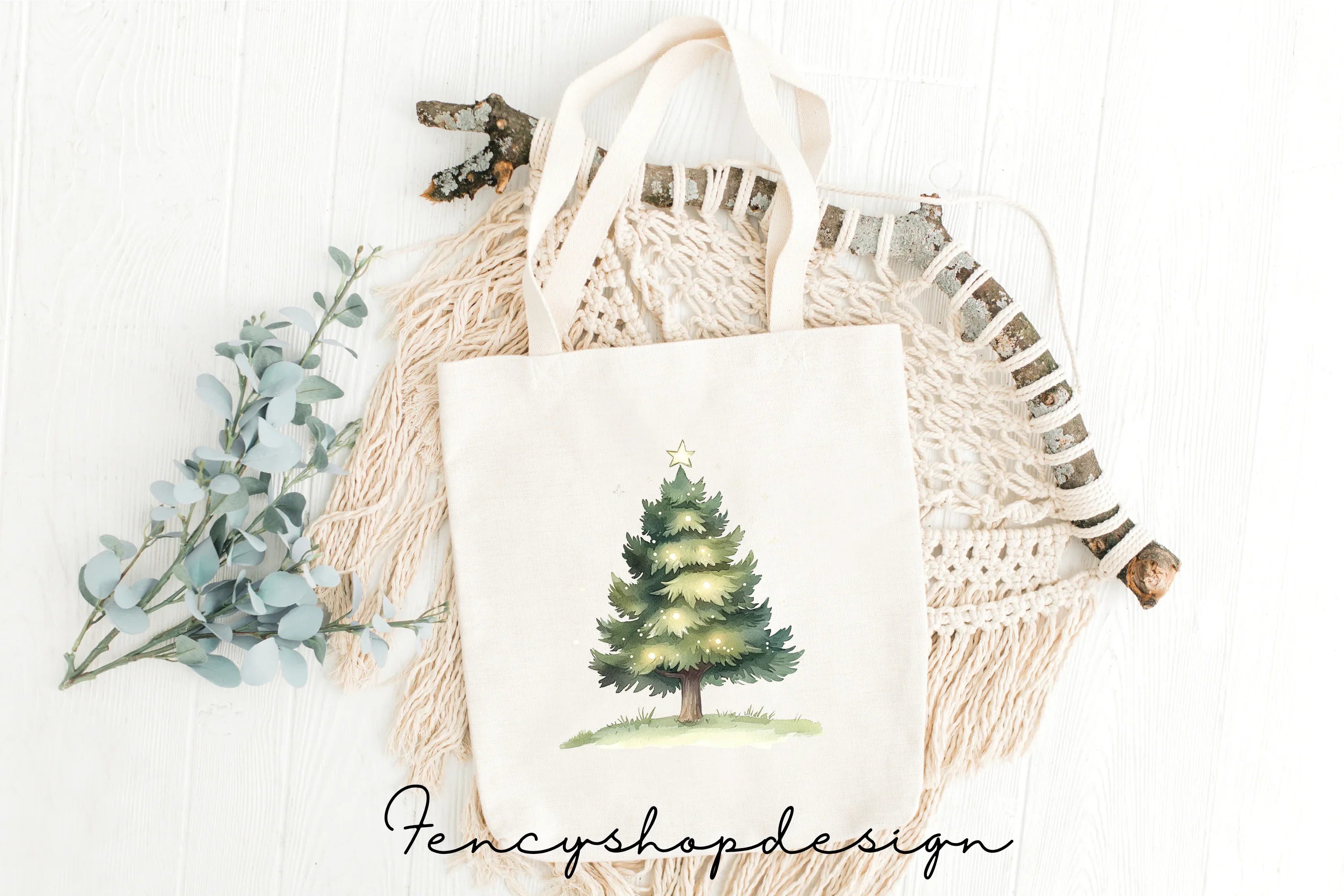Christmas Tree Clipart Bundle