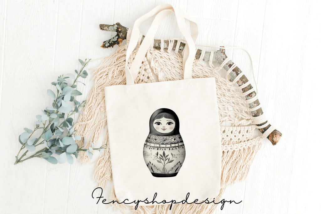 Matryoshka Penguins Clipart Bundle
