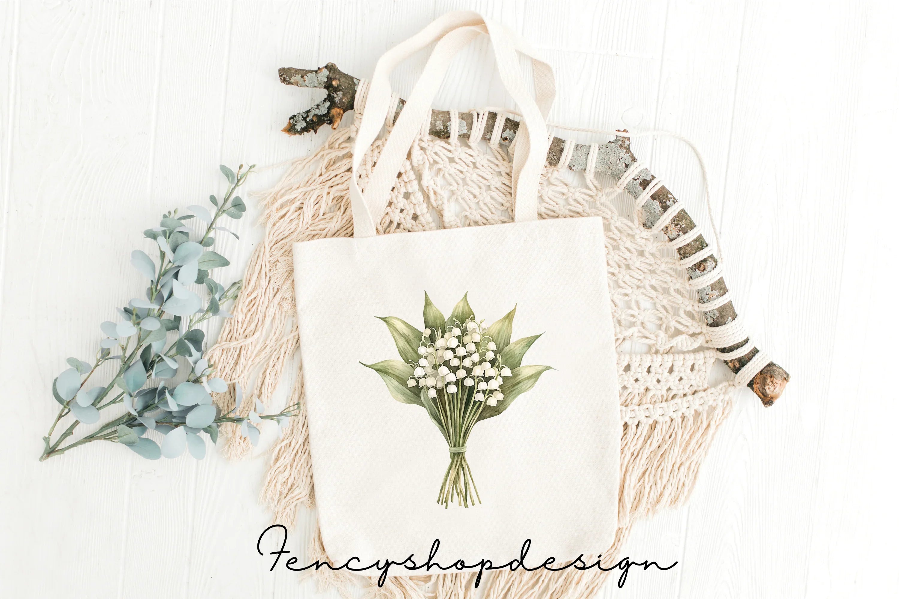 Lily of the Valley Clipart Bundle