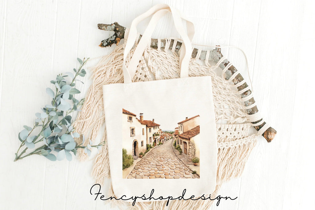 Charming Old World Cobblestone Path Clipart Bundle