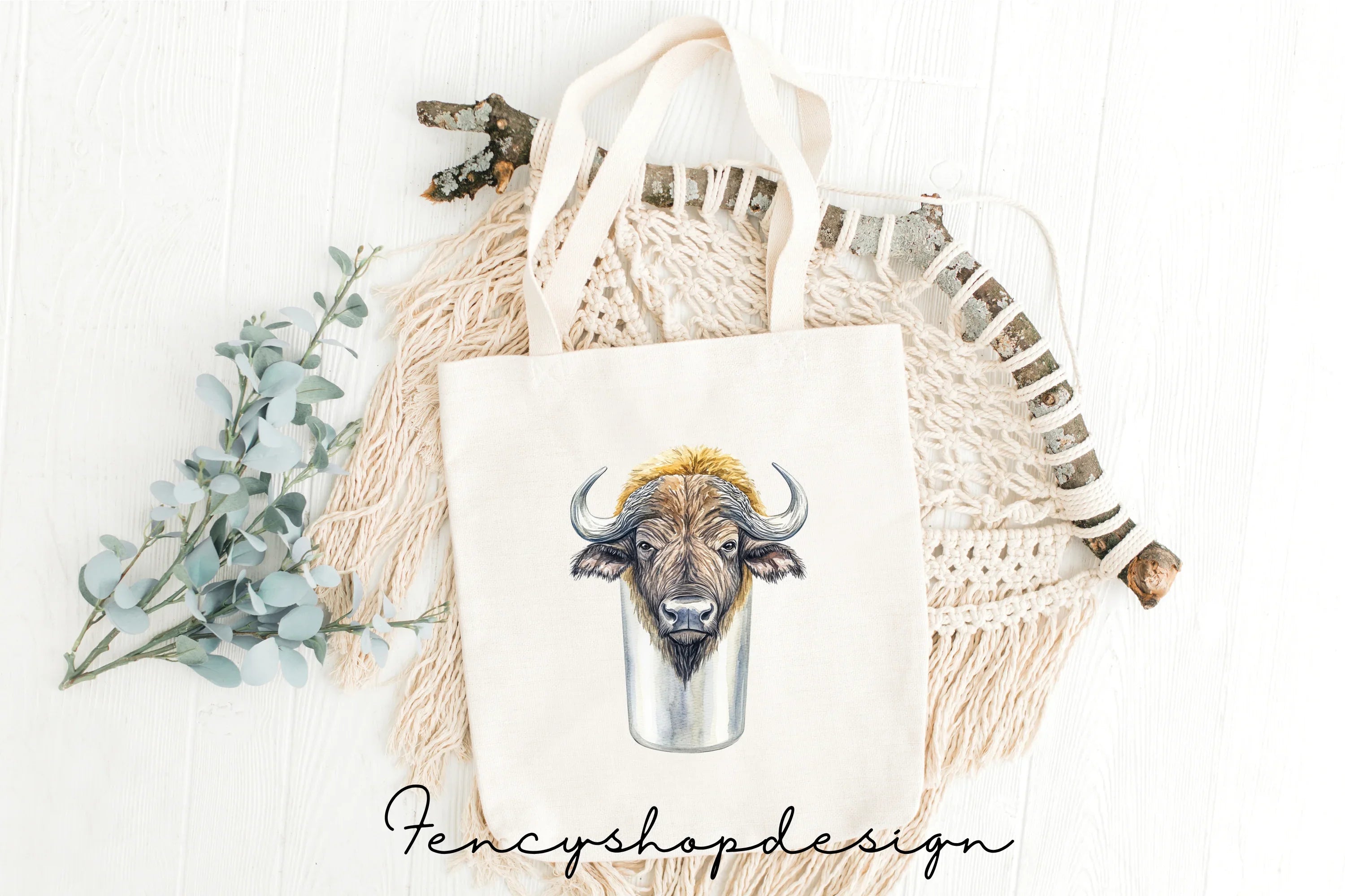 Bison Head Clipart Bundle