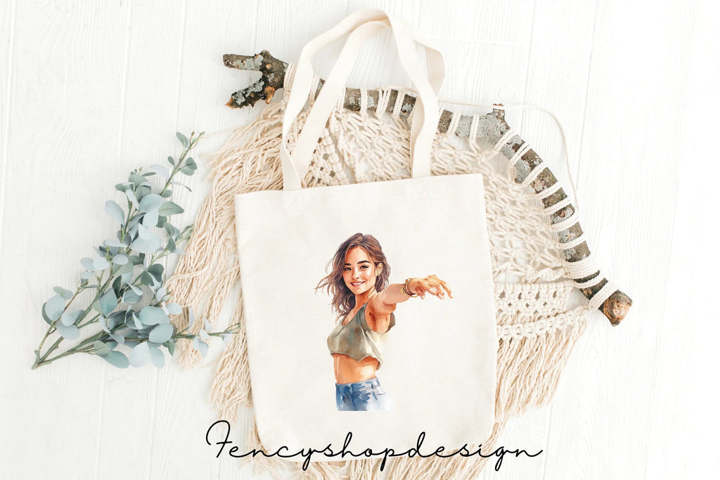 Dynamic Dancing Women Clipart Bundle