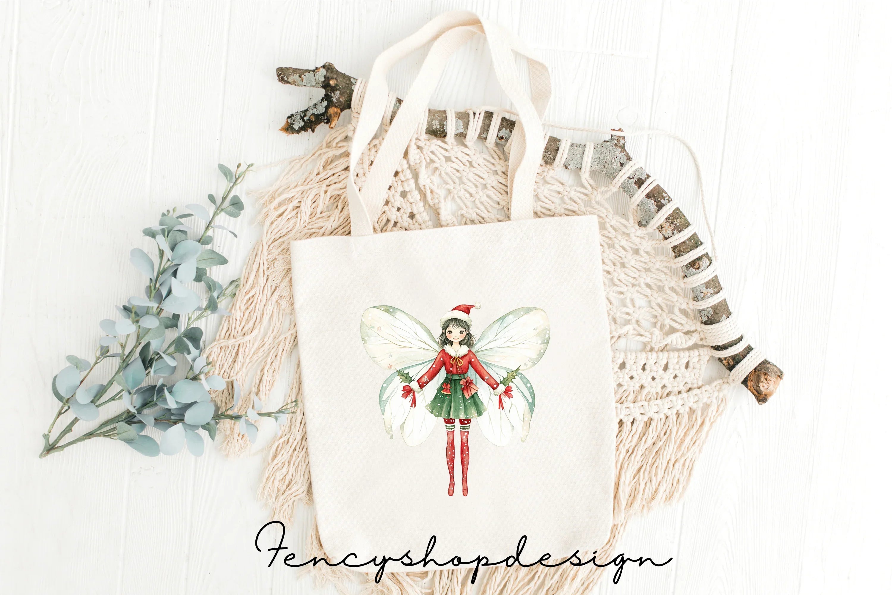 Cute Fairy Clipart Bundle