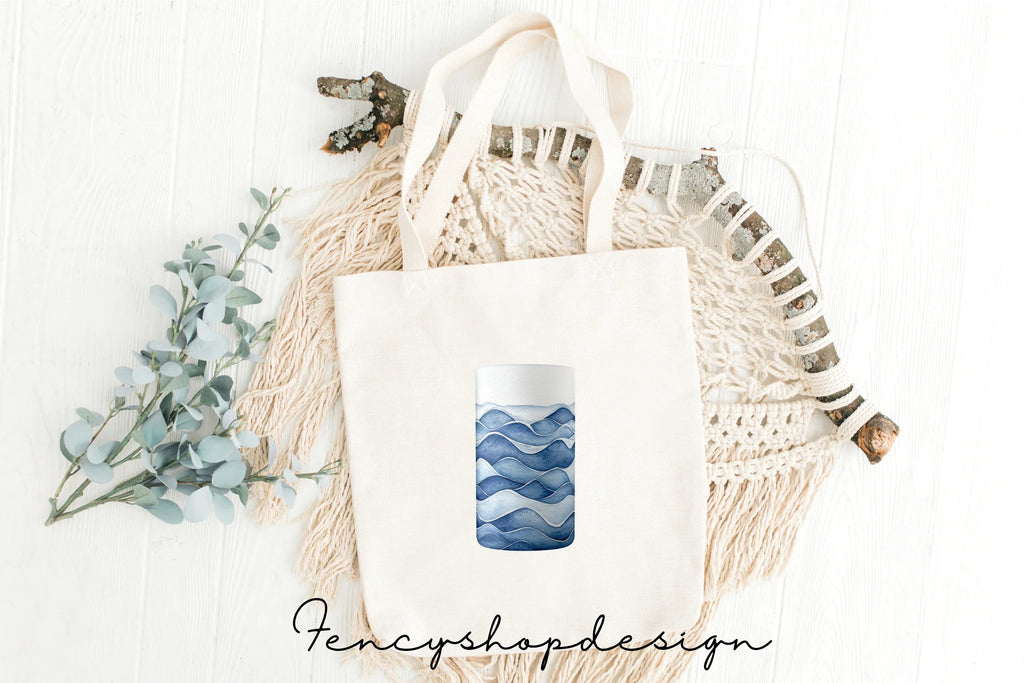 Ocean Wave Tumbler Clipart Bundle