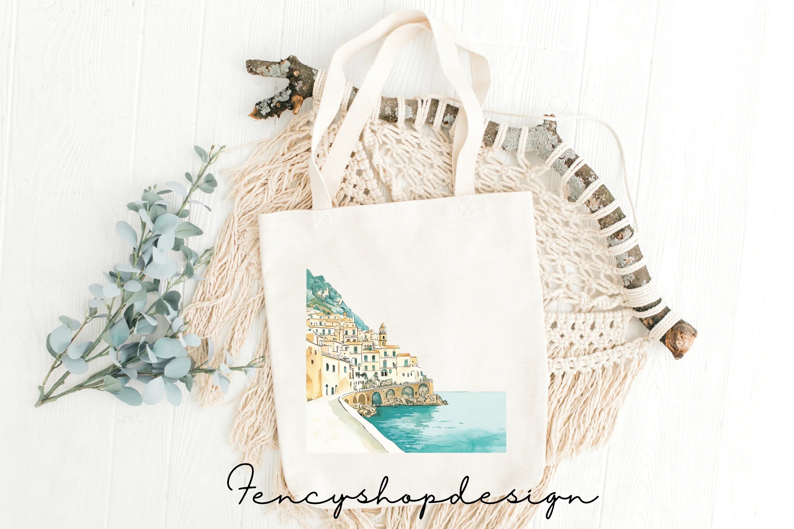 Amalfi Coast Clipart Bundle