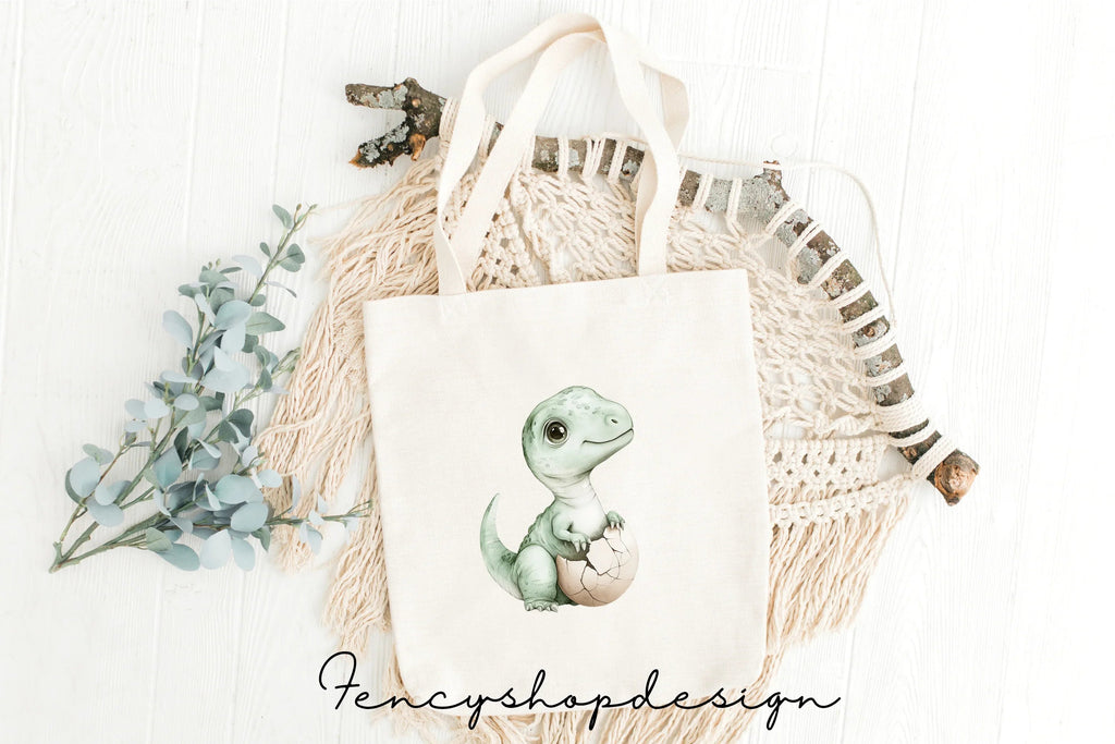 Cute Baby Dinosaur Hatching Clipart Bundle