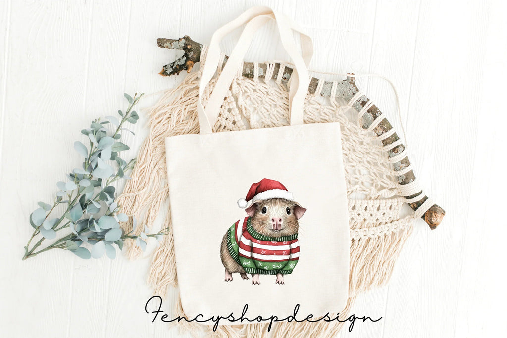 Christmas Guinea Pigs Clipart Bundle