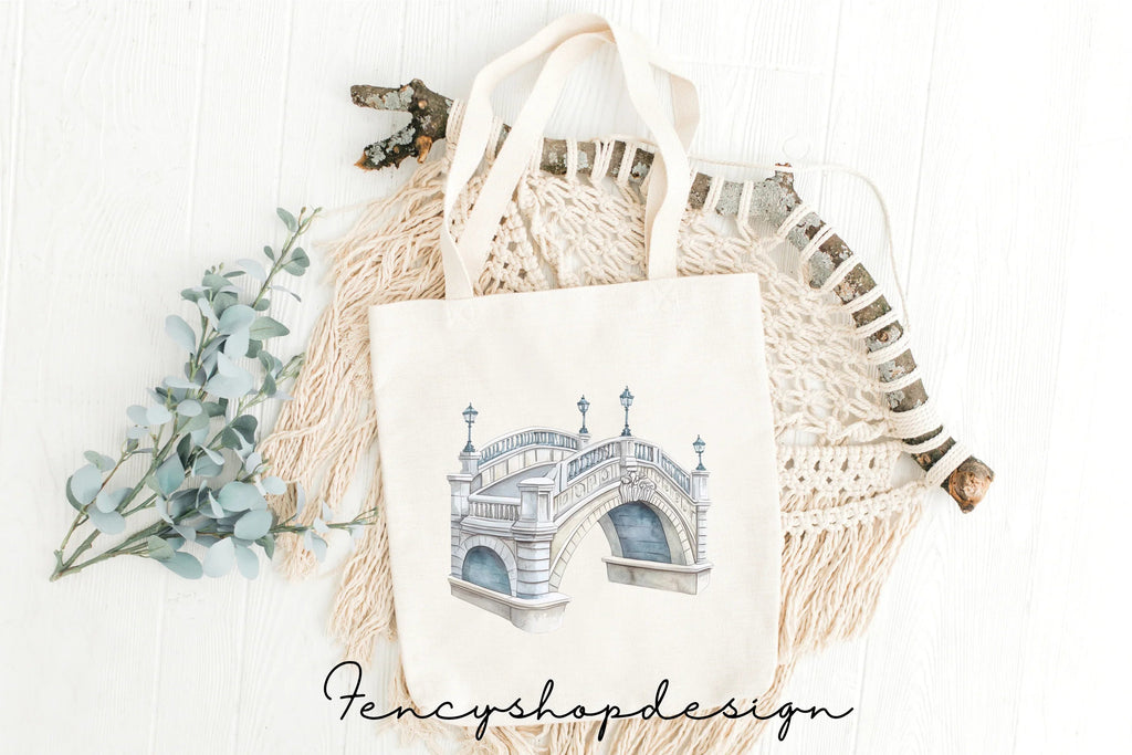 Stone Bridge Archway Clipart Bundle