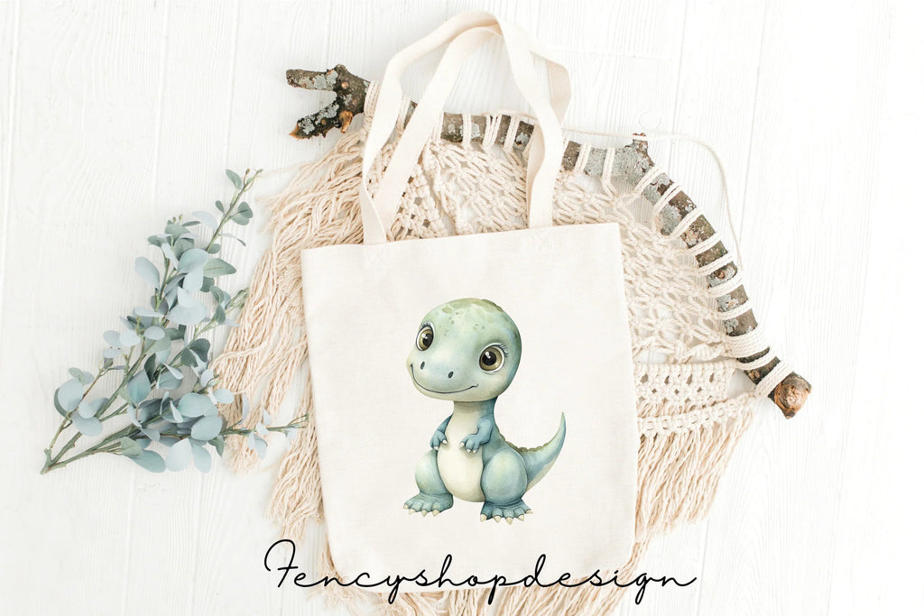 Cute Baby Dinosaur Clipart Bundle