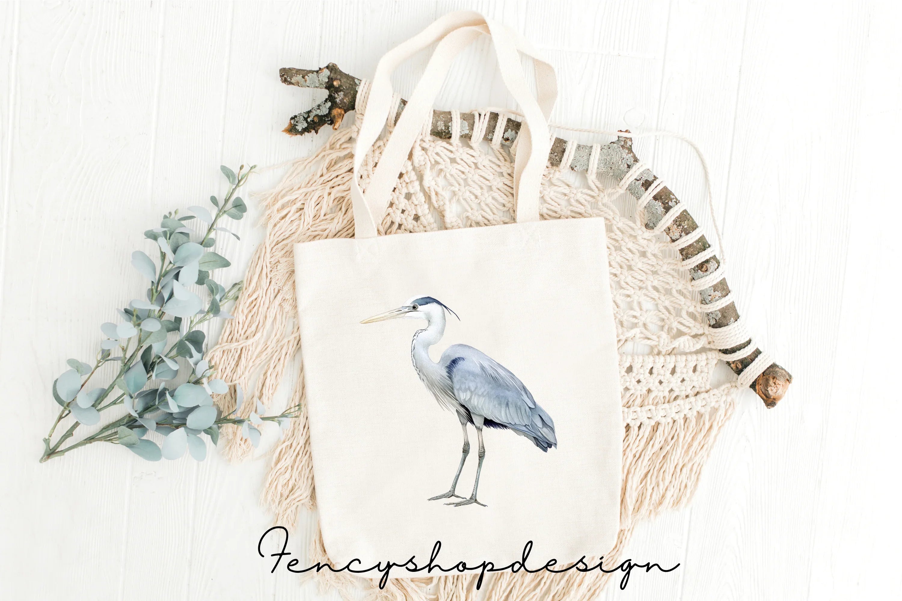Heron Bird Clipart Bundle