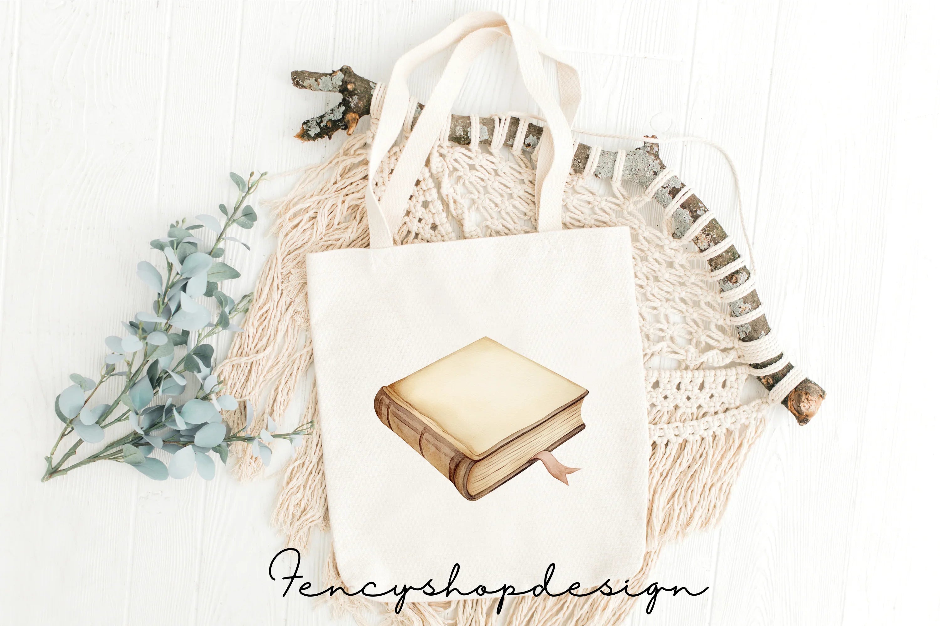 Vintage Old Books Clipart Bundle