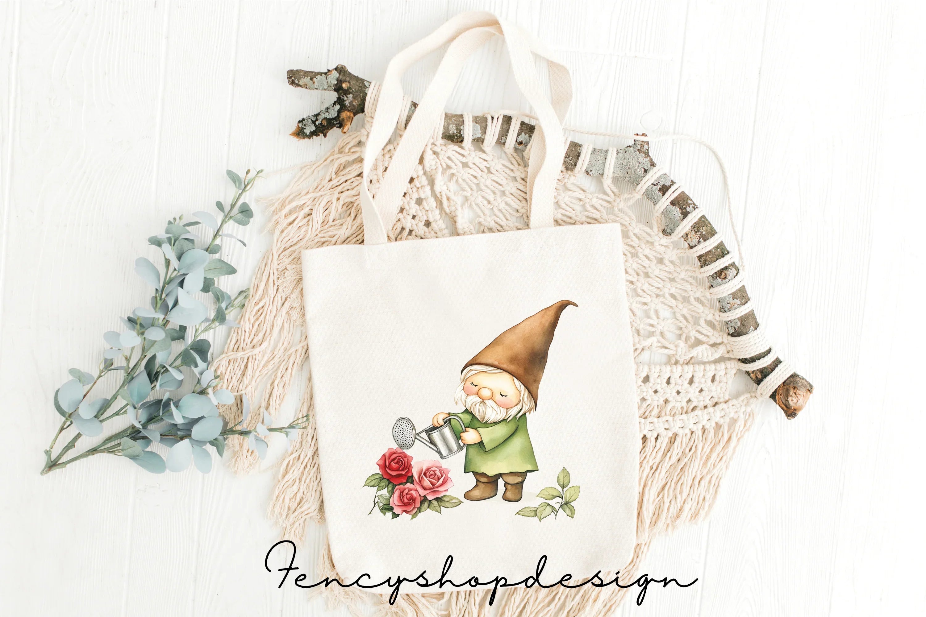 Cute Gnomes Clipart Bundle