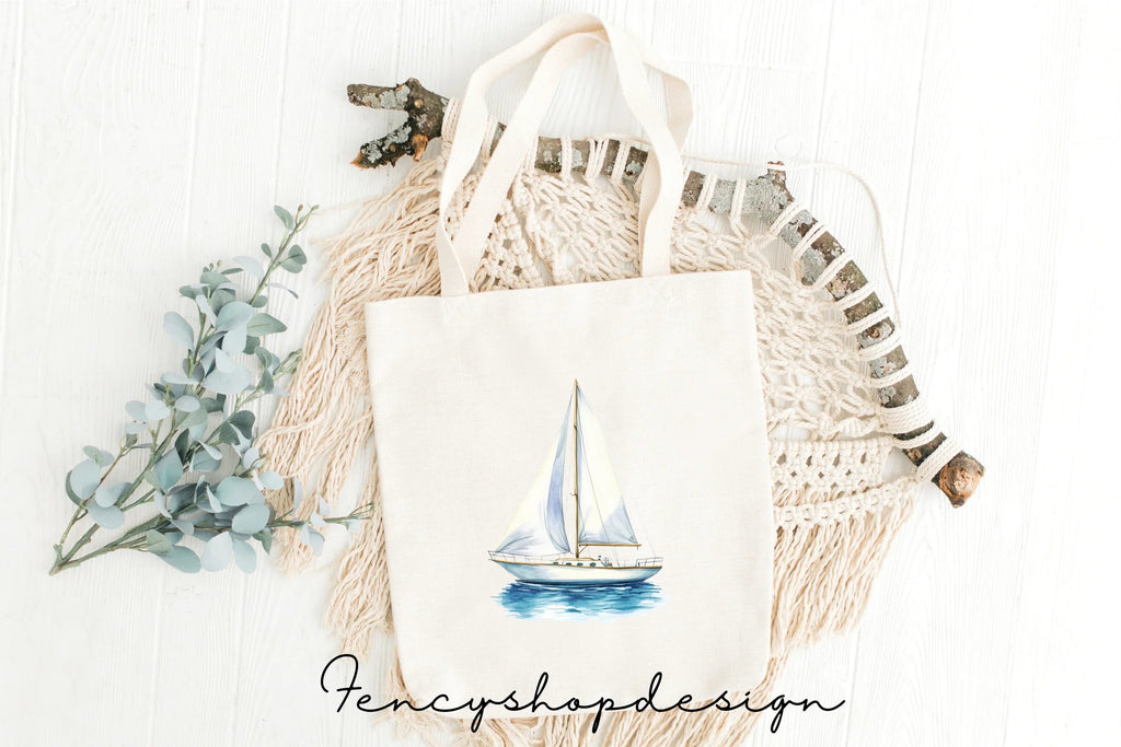 Sailboat Nautical Clipart Bundle