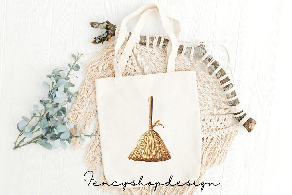 Rustic Broom Clipart Bundle