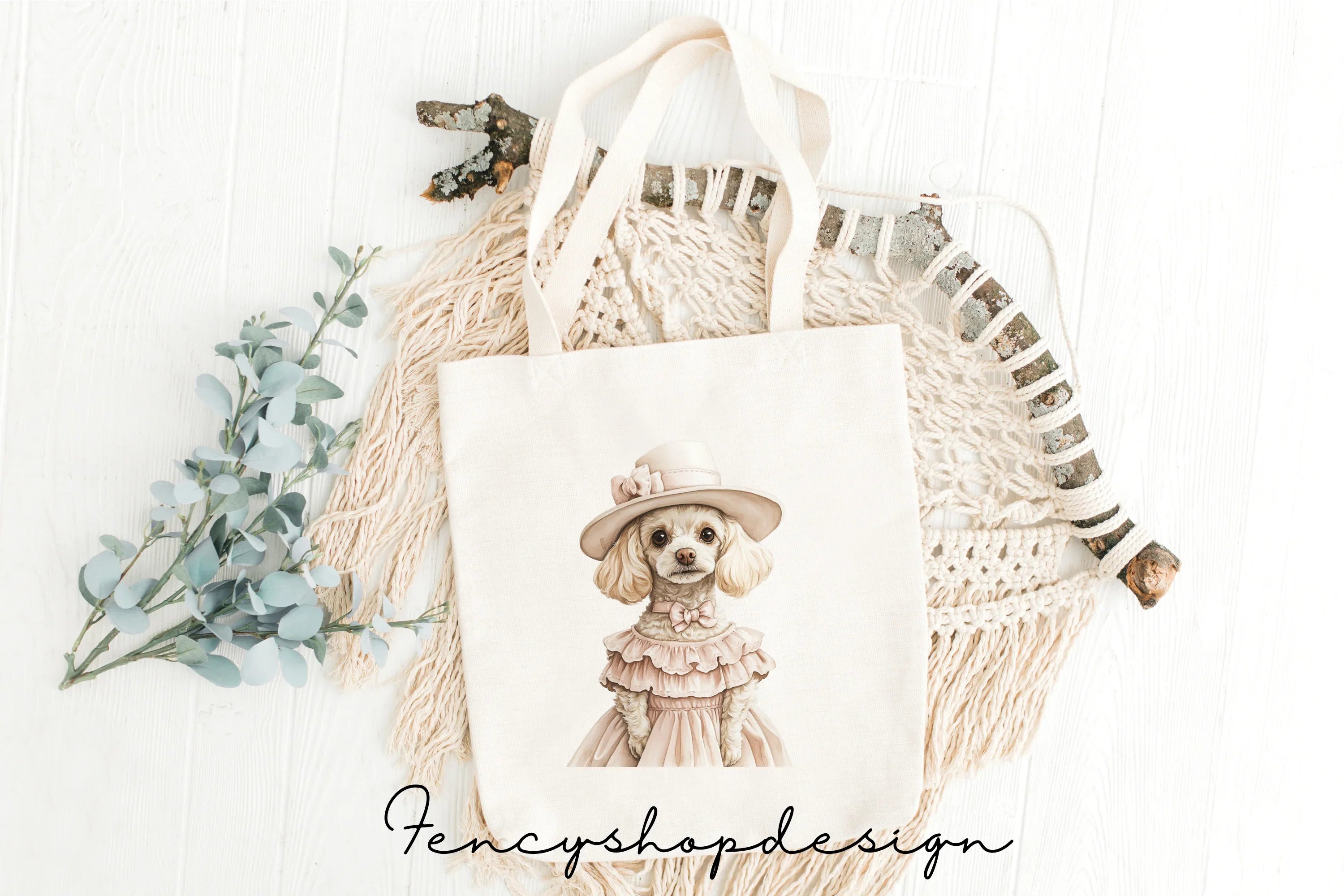 Adorable Dressed Dogs Clipart Bundle