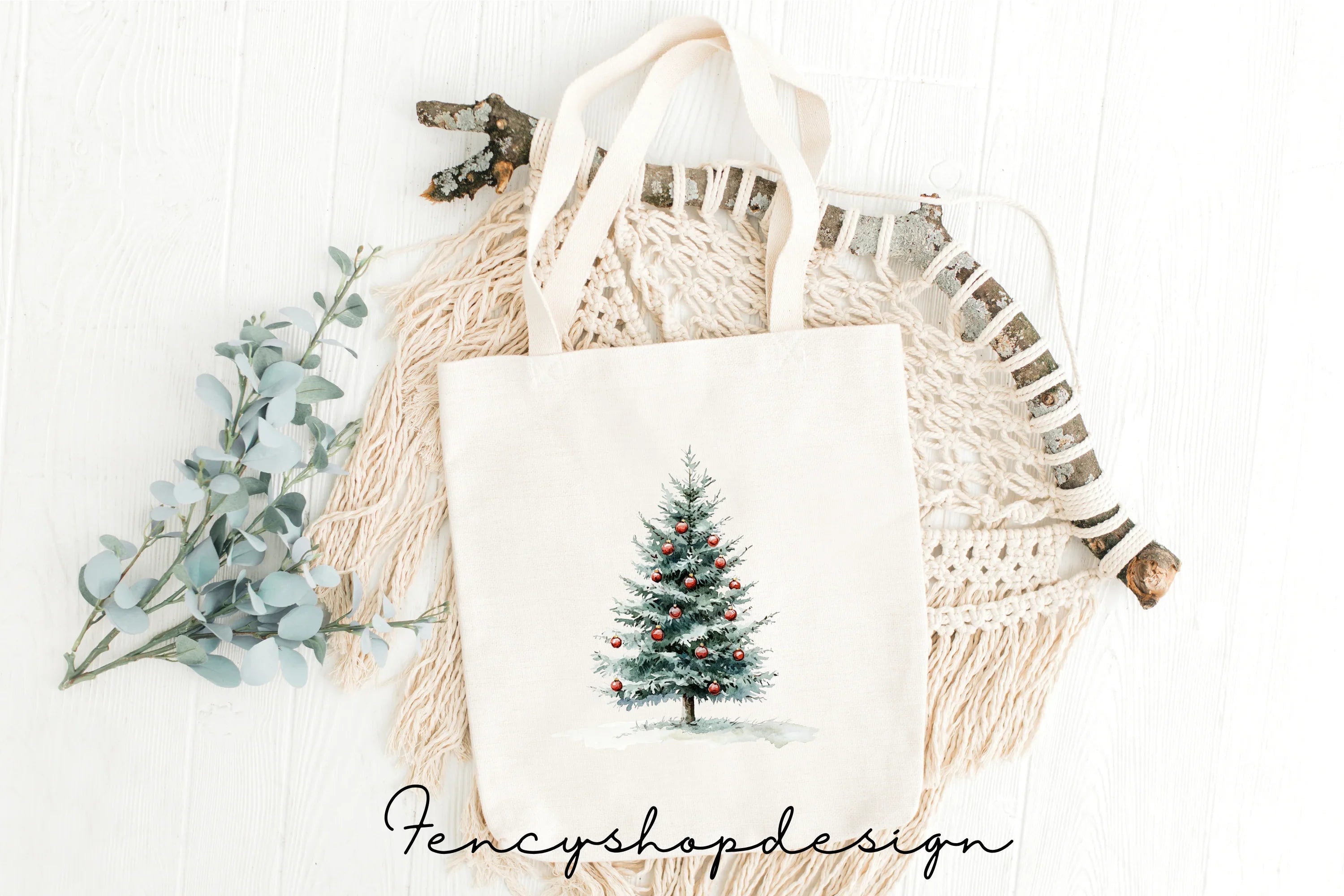Christmas Tree Clipart Bundle