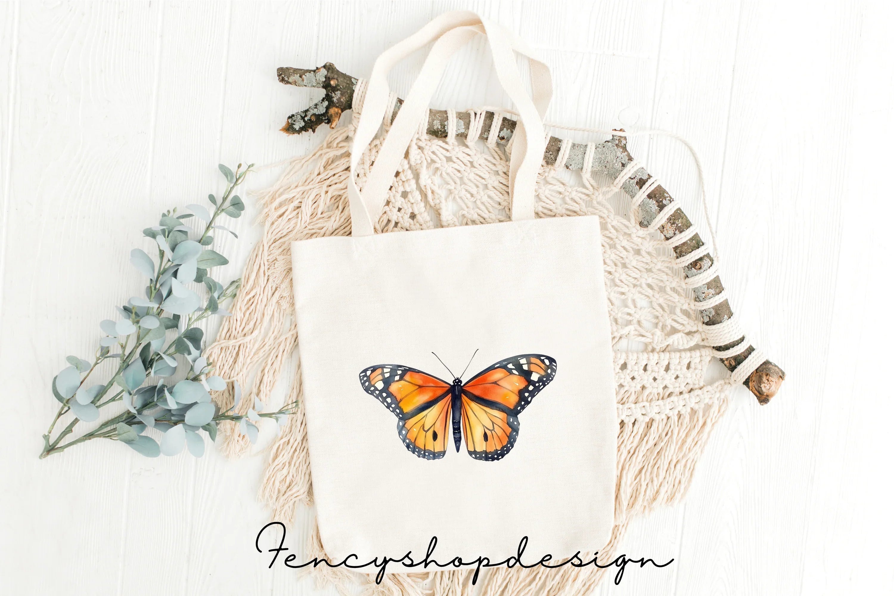 Monarch Butterfly Clipart Bundle