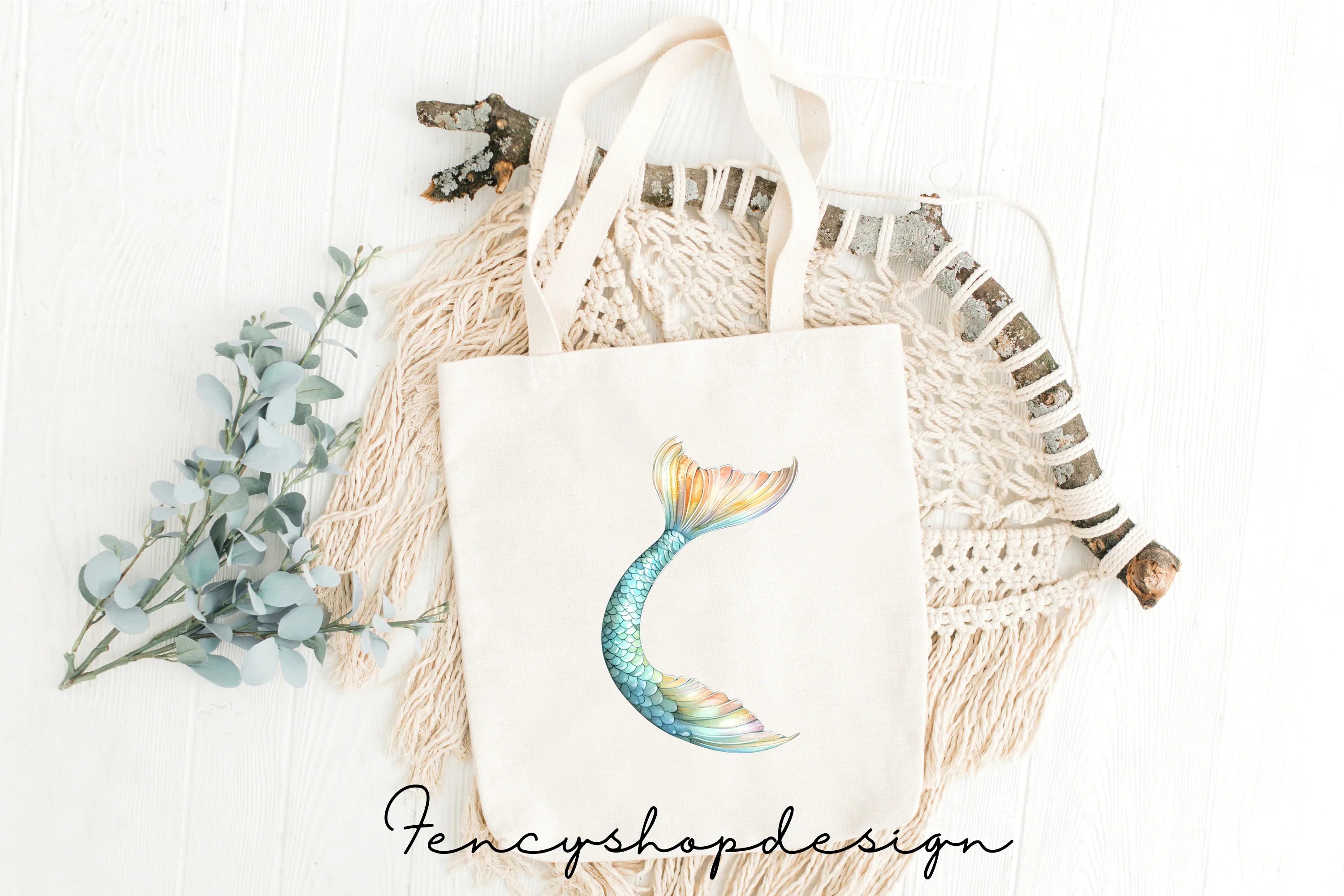 Enchanting Mermaid Tails Clipart Bundle