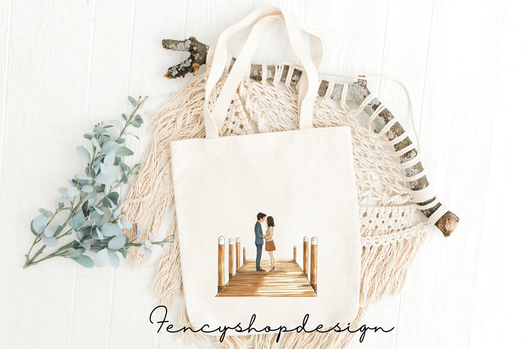 Romantic Couple Pier Clipart Bundle