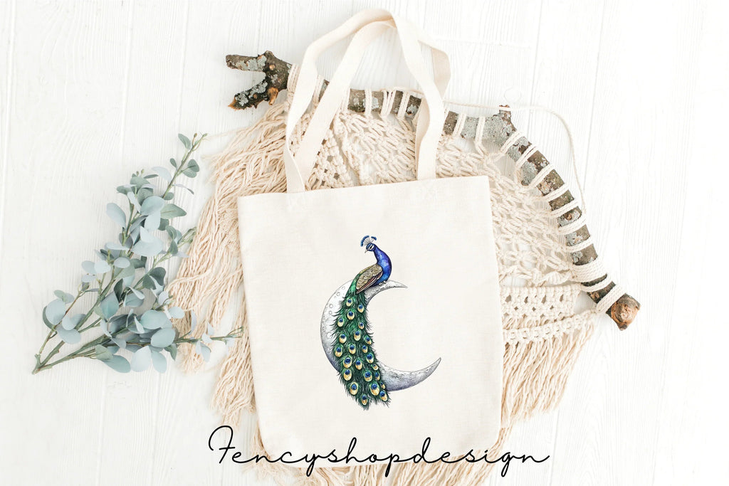 Elegant Peacock Feather Clipart Bundle