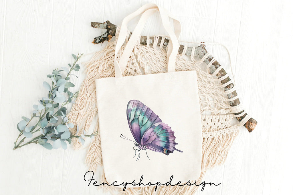 Vibrant Butterflies Clipart Bundle