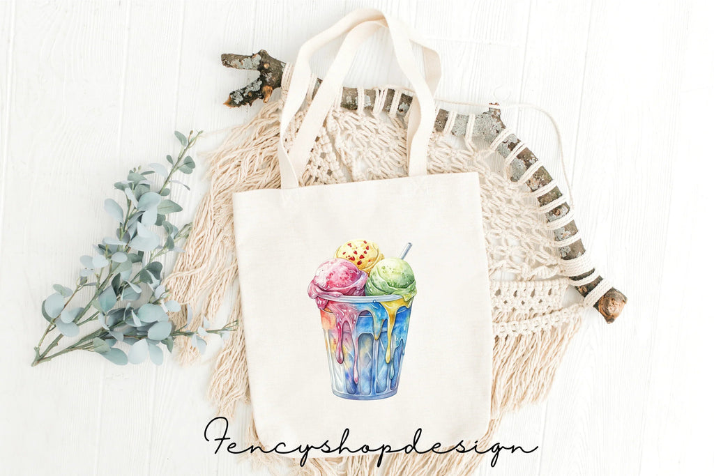 Ice Cream Milkshake Clipart Bundle