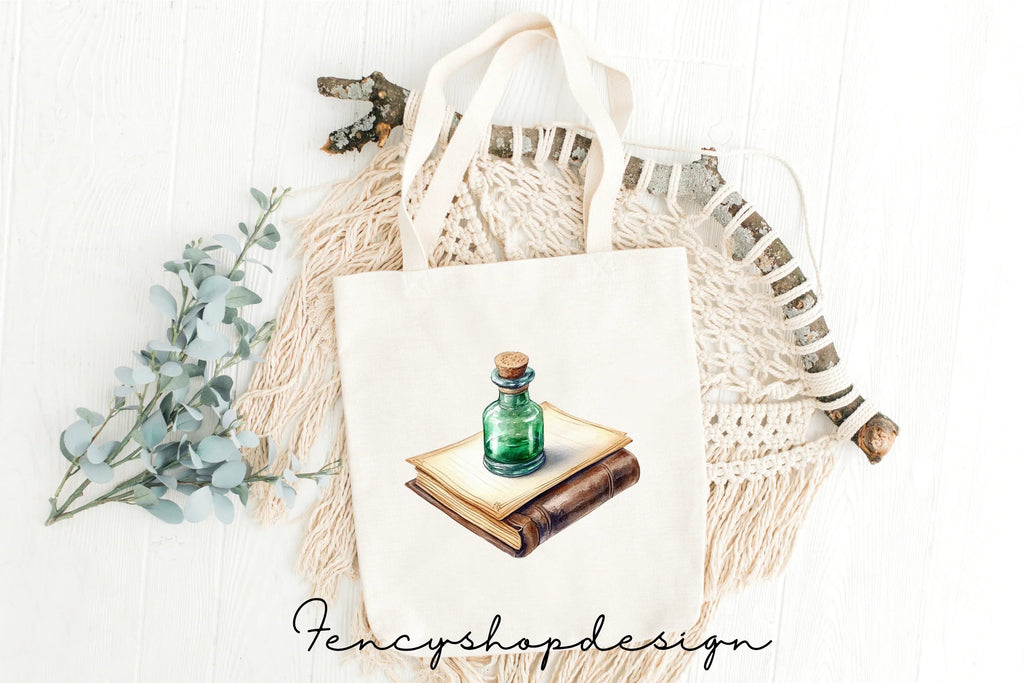 Magical Books and Potions Clipart Bundle