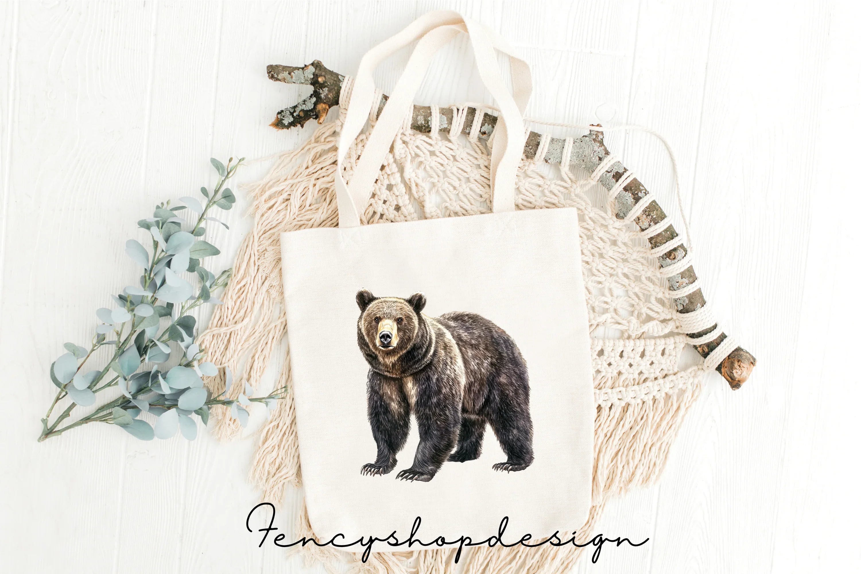 Brown Bear Clipart Bundle