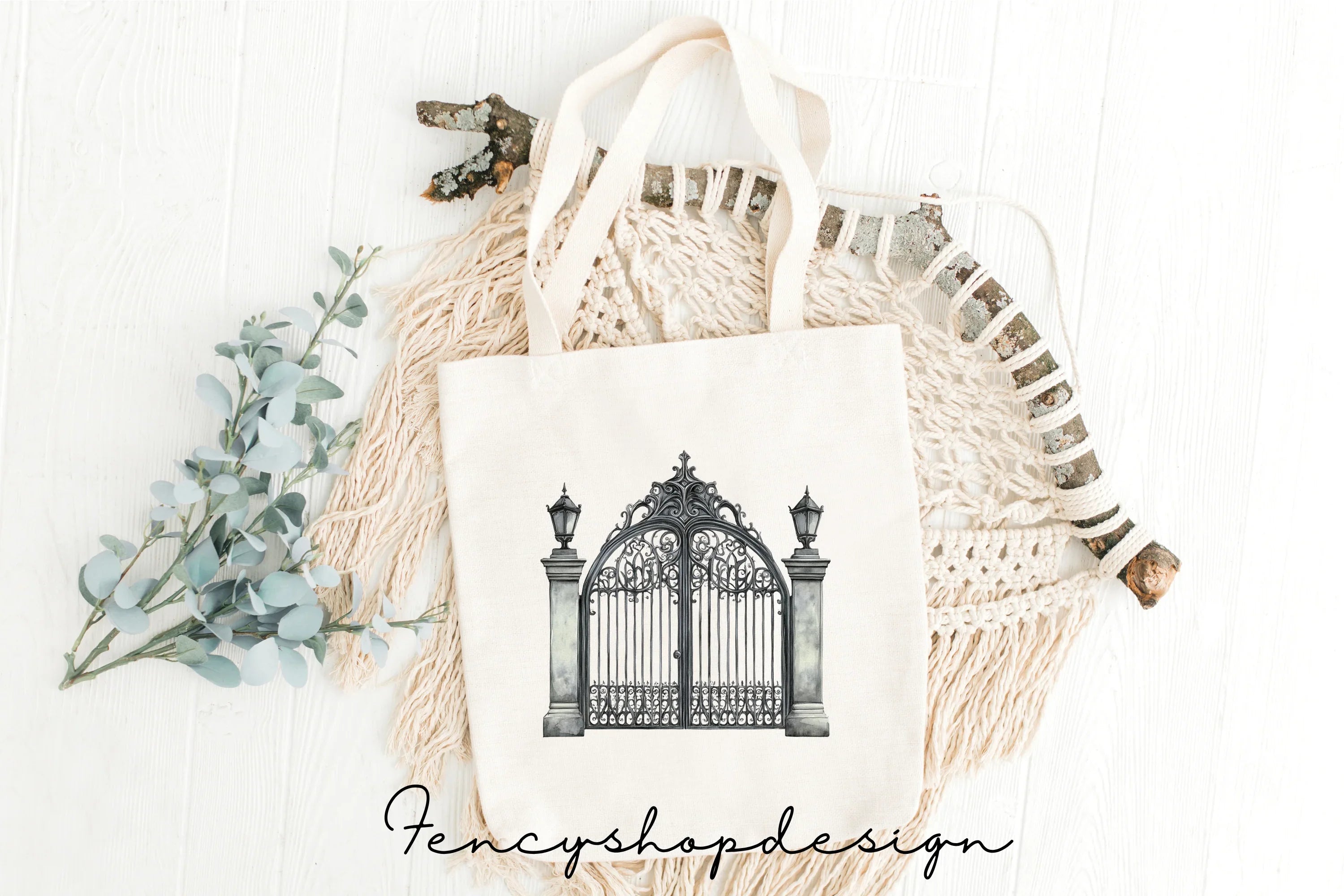 Gothic Fantasy Gates and Arches Clipart Bundle