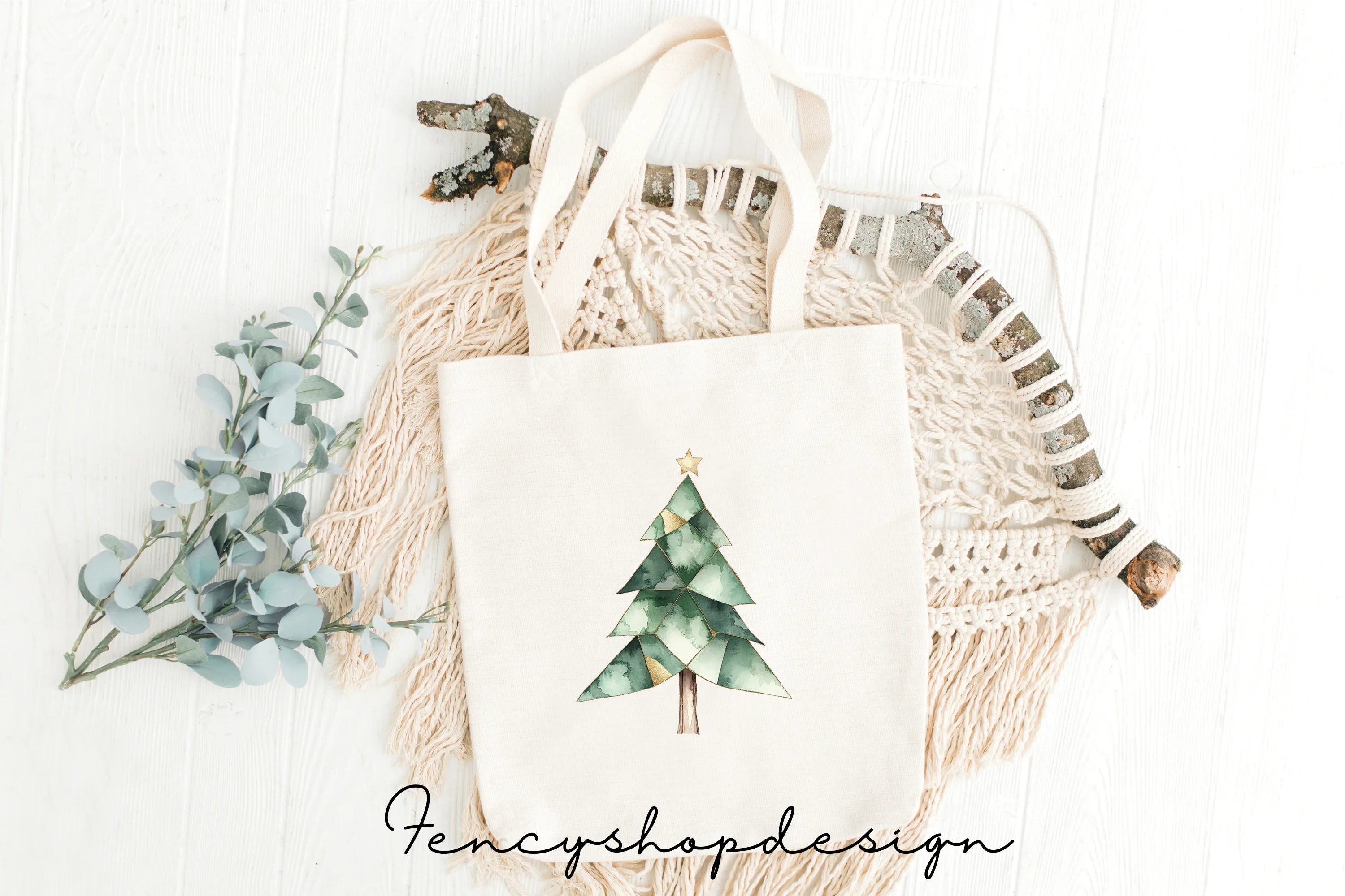 Christmas Tree Clipart Bundle