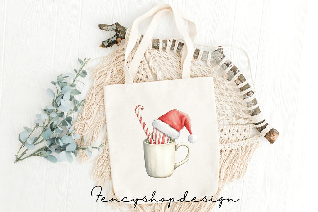 Festive Laptop with Christmas Lights Clipart Bundle