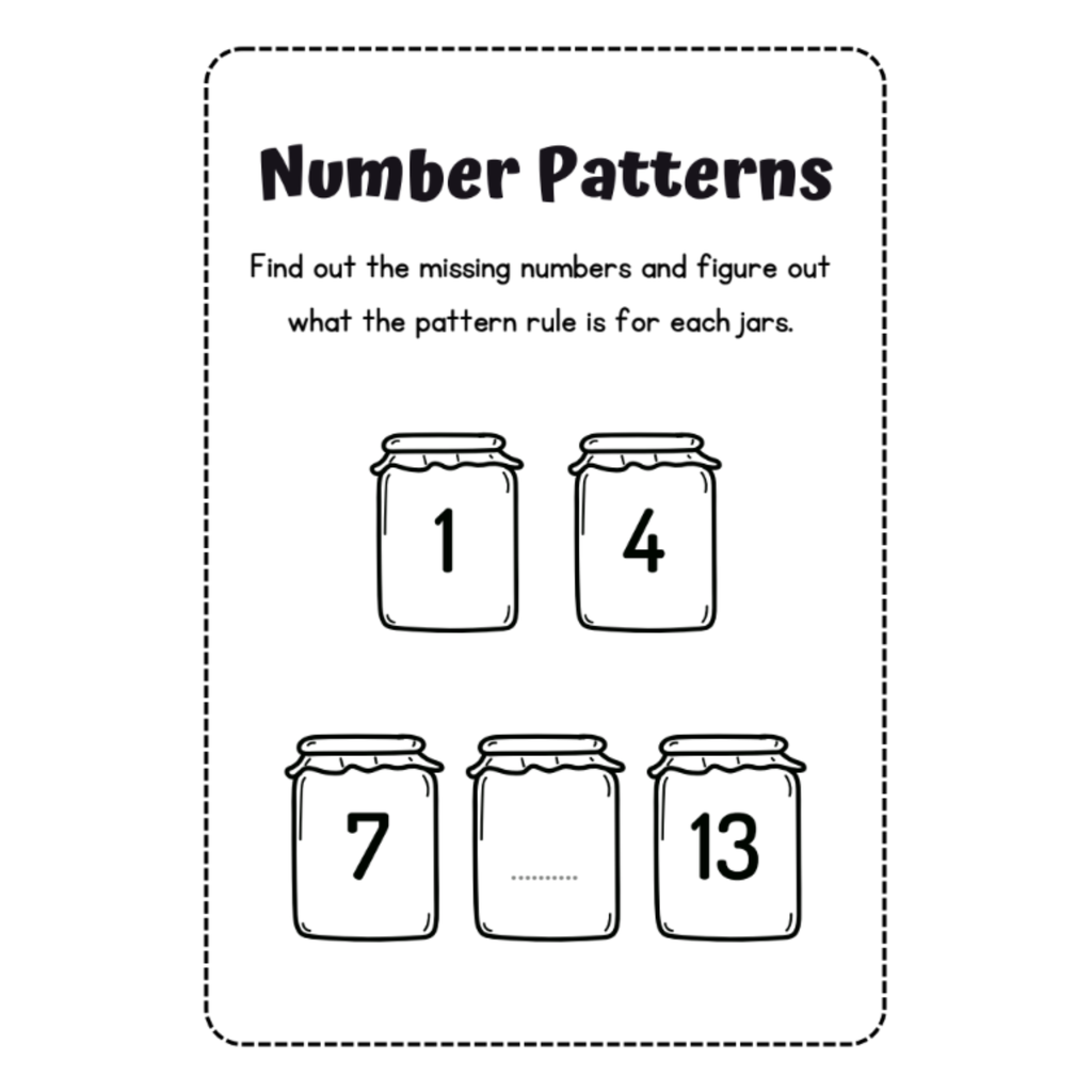 Pattern Sheets Cut and Paste Worksheets