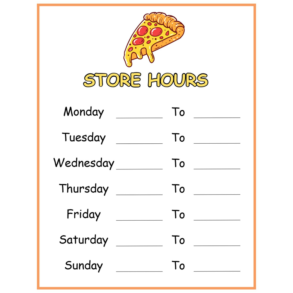 Pizza Shop Dramatic Play Activity Pack