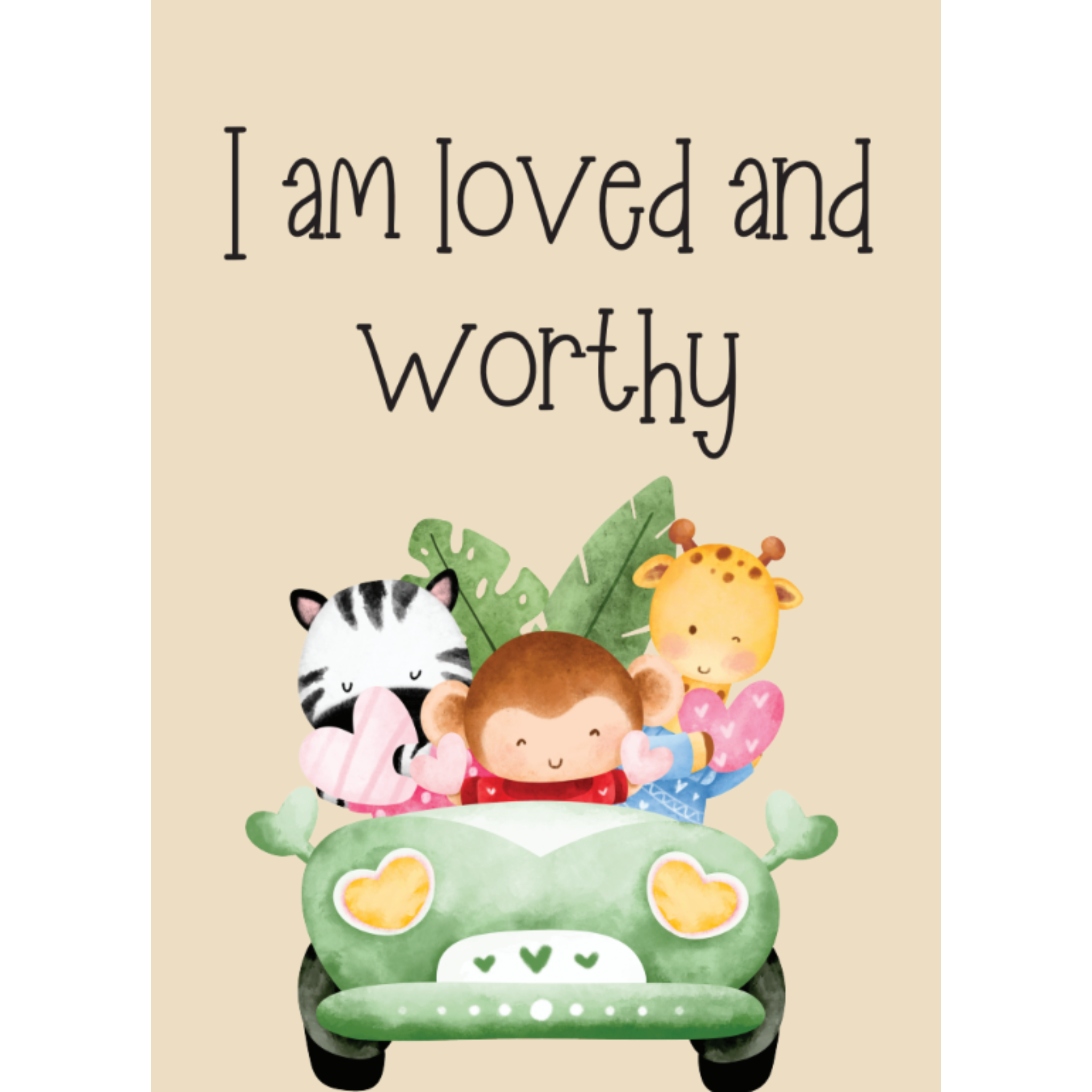 Positive Affirmation Cards for Kids 40 Pack