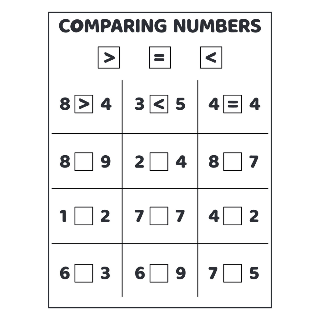 Preschool Kindergarten Math Workbook