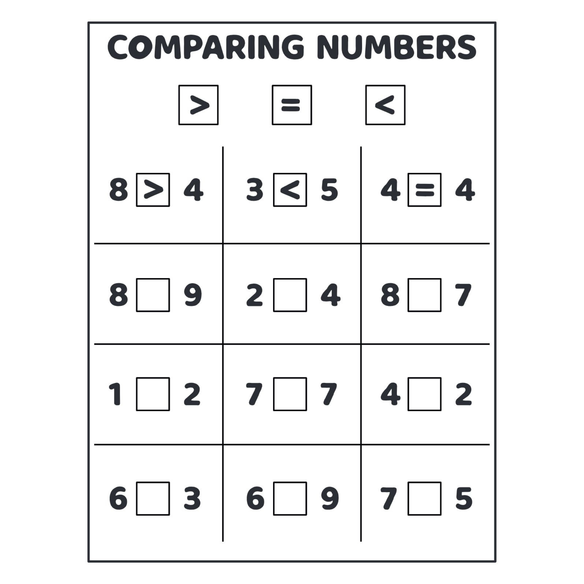 Preschool Kindergarten Math Workbook