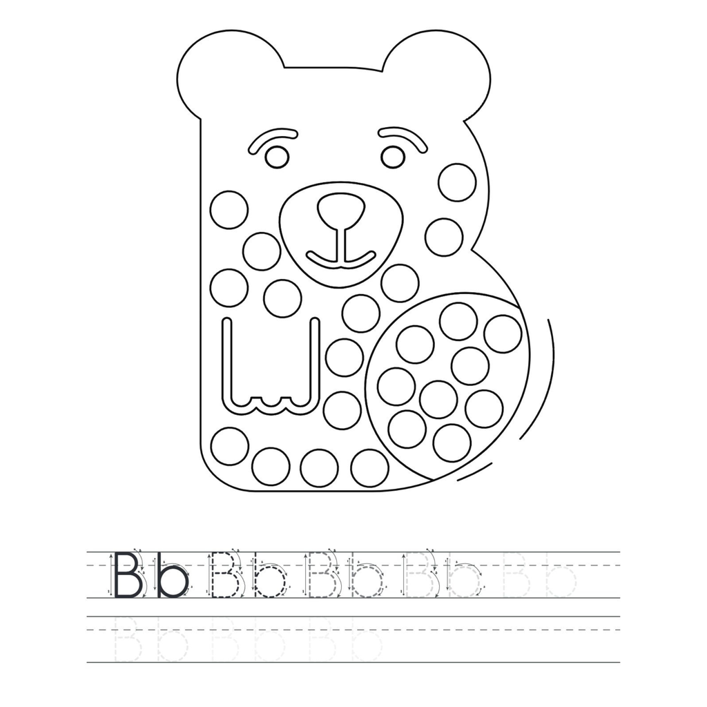 Preschool Tracing Coloring Maze and Counting Workbook