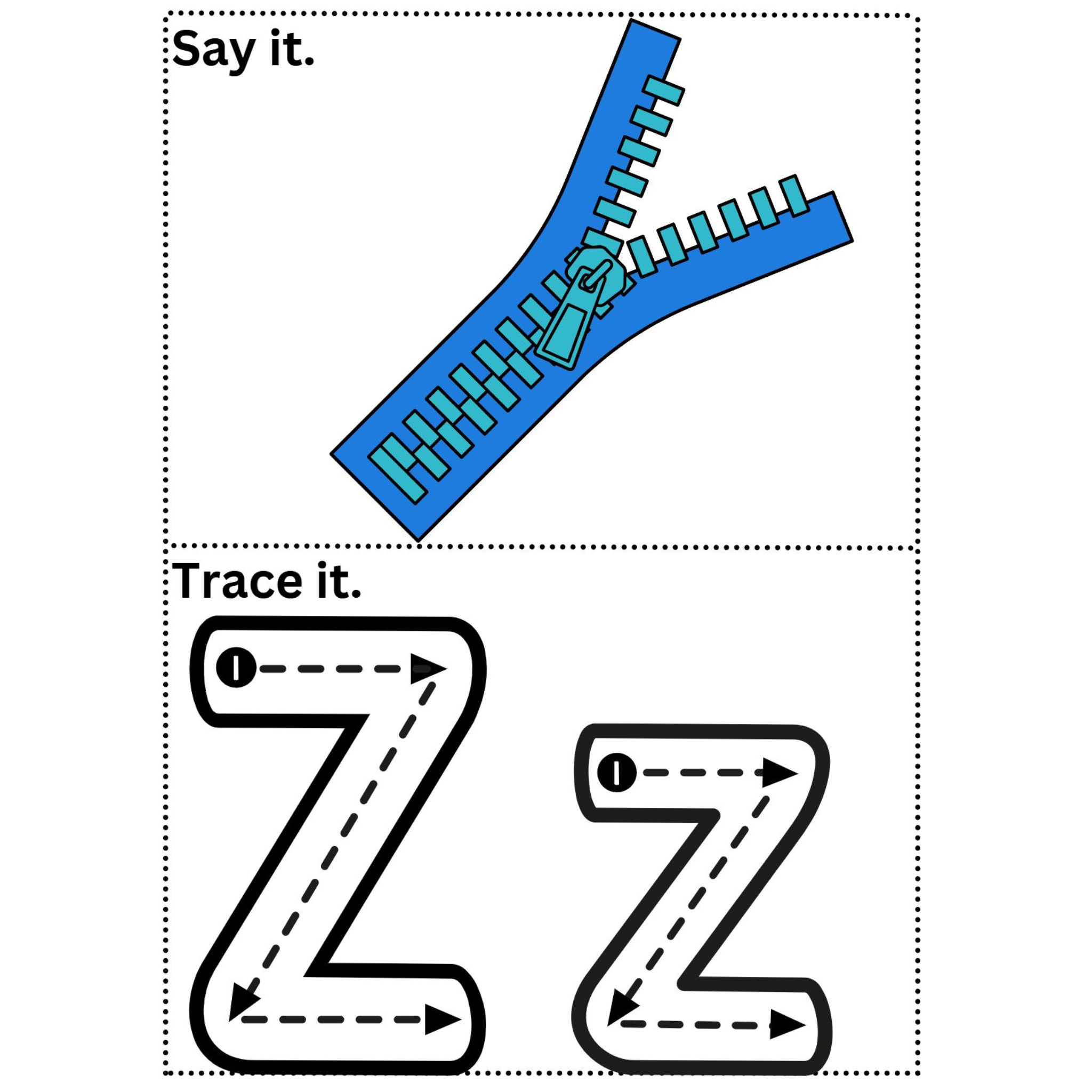 Reusable Alphabet Tracing Flashcards for Kids