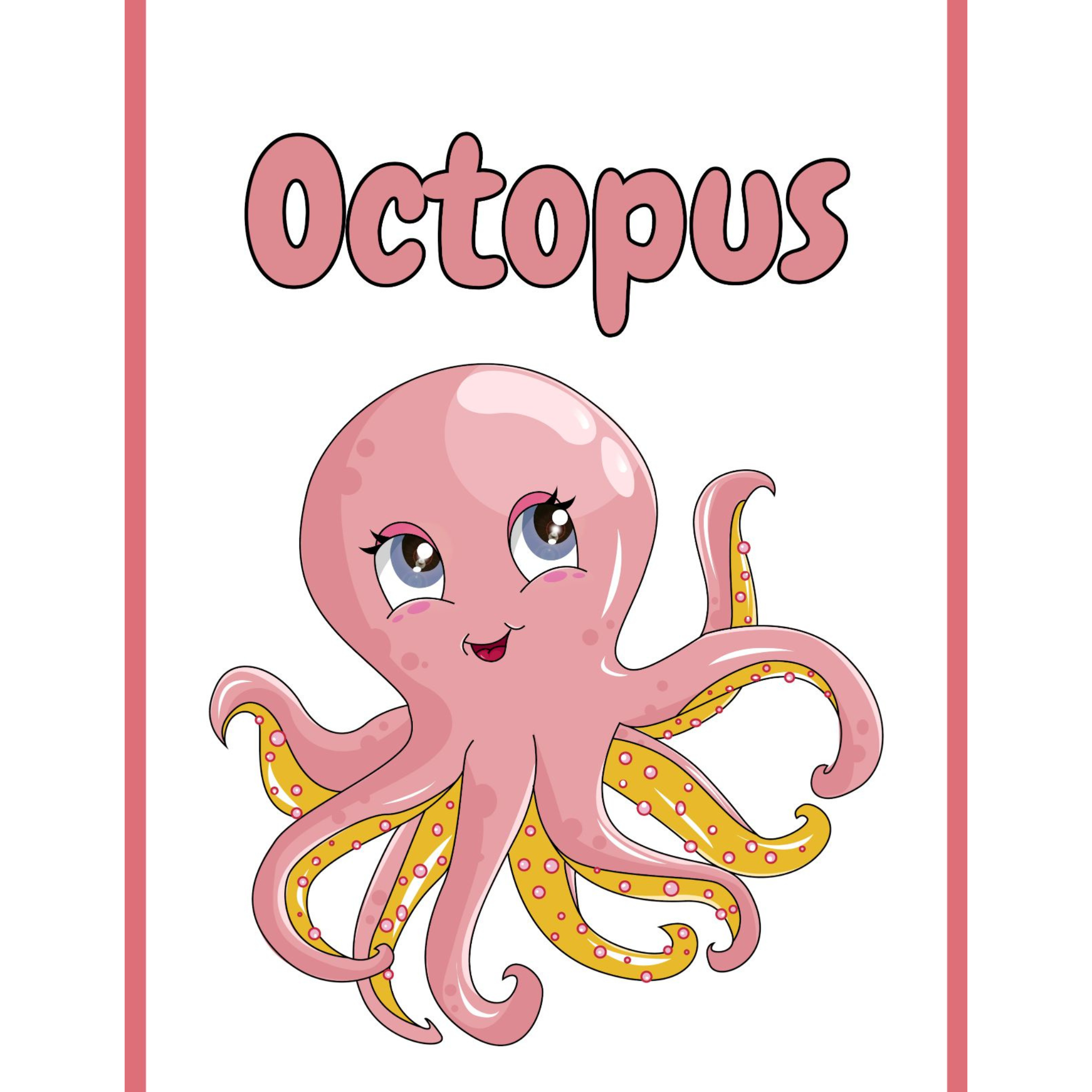 Sea Animals Flashcards for Kids