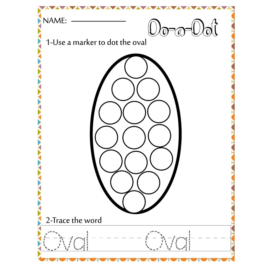 Shape Dot Painting Worksheets