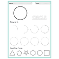 Shape Tracing and Find the Shape Worksheets