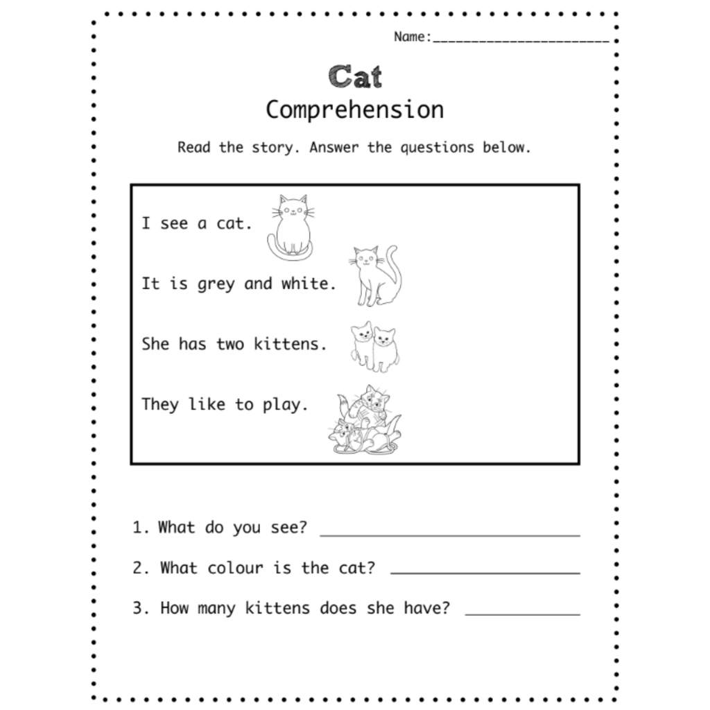 Short Animal Comprehension Stories