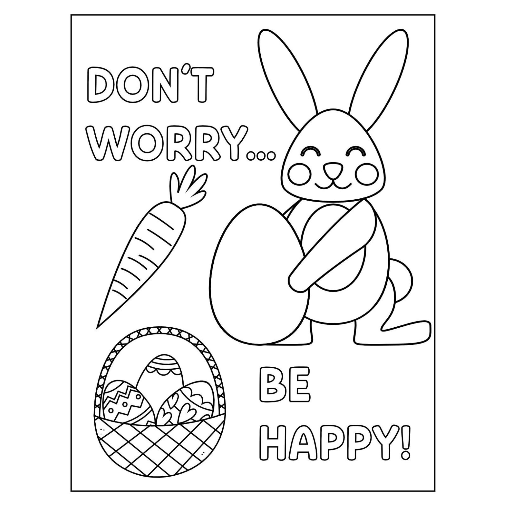 Spring Coloring Pages for Kids
